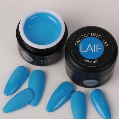 Laif Barevný Uv Led gel modrý CB 382 Saccottino 6 ml