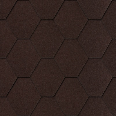 Matizol Uni Strong Hexagonal hnedá 3 m²