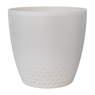 Plastia Plastový květináč Perla 25 cm, perleťový