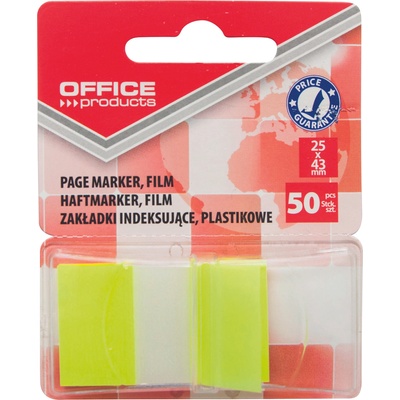 Office Products Сигнални лентички Office Products, 25x43, жълт (31238-А-ЖЪЛТ)