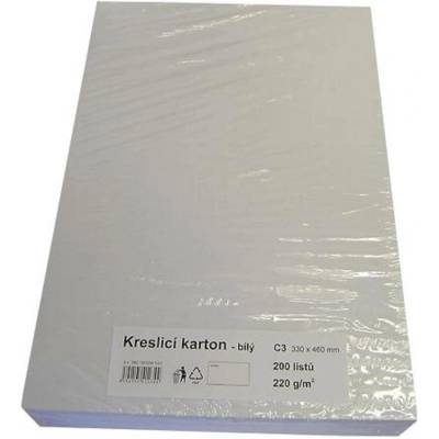Stepa - kreslící karton C3, 330 × 460 mm, 220 g/m2, 200 listů