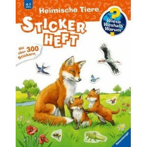Wieso? Weshalb? Warum? Stickerheft: Heimische Tiere | Ute Simon (ISBN: 9783473329830)