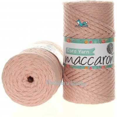 Maccaroni Cord Yarn 6mm starorůžová - 41-912