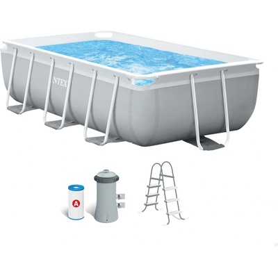 Intex 3M X 1.75M X 0.8M Prism Frame Rectangular Pool Set - 26784NP