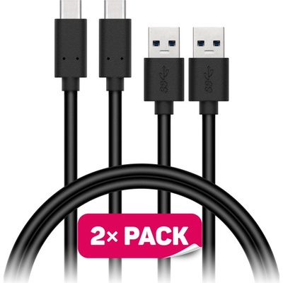 Connect IT CCA-5006-BK Wirez USB-C (Type C) - USB, 1m, černý (2ks)
