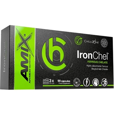 Amix Nutrition IronChel - Iron / Ferrous/ Bisglycinate Chelate [90 капсули]