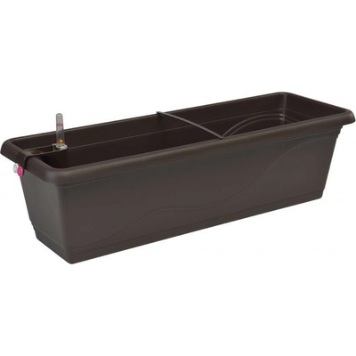 Plastkon samozavlažovací truhlík Extra Line Smart 60x20,5x17 cm Hnedá