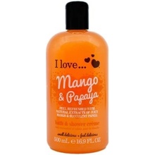 I Love Kúpeľový a sprchový krém s vôňou manga a papáje Mango & Papaya Bubble Bath And Shower Creme 500 ml