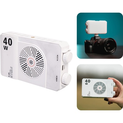 FILM-TECHNIKA Kapesní 40W foto video LED světlo Bi-Color 2500K-9000K