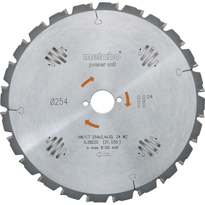 Metabo Pílový kotúč HW/CT 400x30,28 FZ/FA 10°
