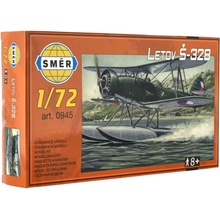 Směr Model Letov Š-328 plast 19x14 4cm v krabici 25x14 5x5cm