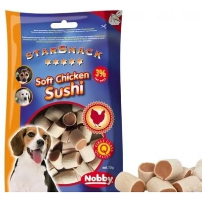 NOBBY Лакомство StarSnack SOFT CHICKEN SUSHI 70 гр 70067
