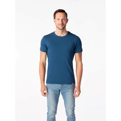 CityZen Davos pánske tričko slim fit modrozelené