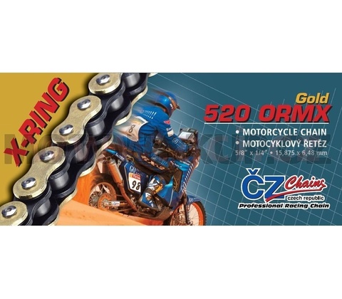 ČZ Chains Řetěz 520 ORMX 118