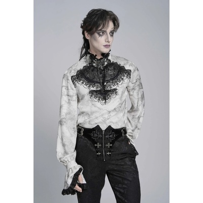 Devil Fashion košele Cursed Prince biela