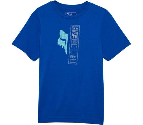 Fox Yth Throttle Ss Tee Blue