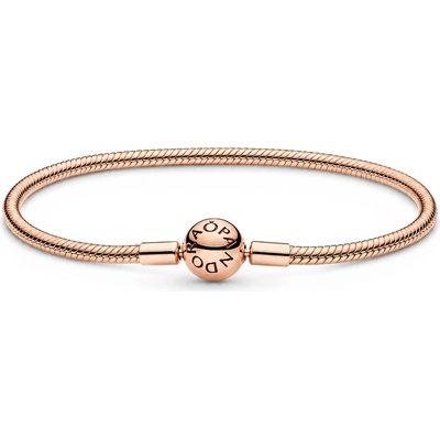 Pandora Luxusný bronzový náramok Rose Moments 580728 18 cm