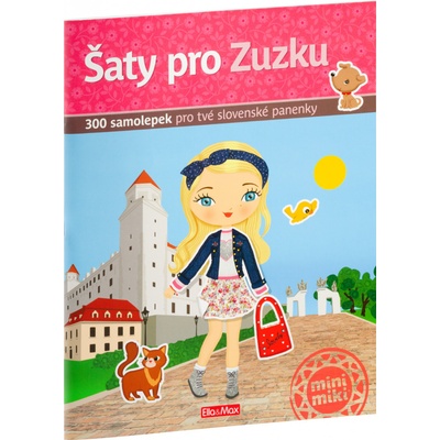 Kniha samolepiek Šaty pre Zuzku