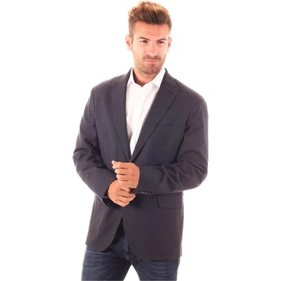 HACKETT Сако Hackett Stretch Wool Cotton blazer - Grey (Blue)