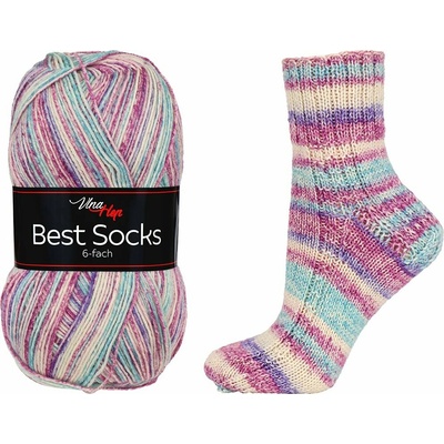 Vlna Hep Best Socks 6-fach 7377