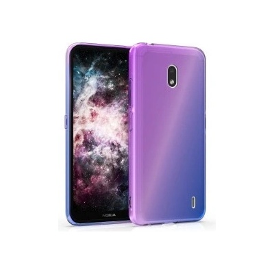 Púzdro kwmobile Priehľadné Nokia 2.2 fialové