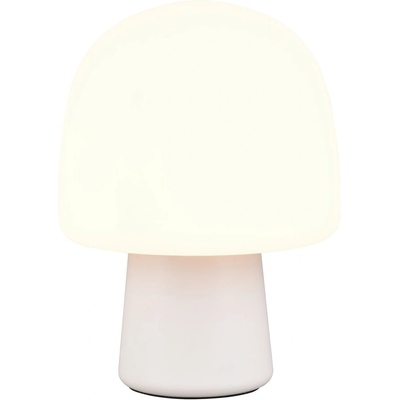 TRIO Бяла настолна лампа със стъклен абажур (височина 27 cm) Steen - Trio (568200176)