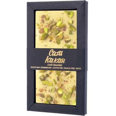 CASA KAKAU шоколад casa БЯЛ ЛИМОН И ШАМ ФЪСТЪК 70ГР