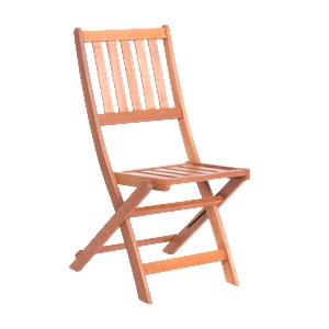 Bogdan Furniture Сгъваем дървен градински стол модел Memo- Kai