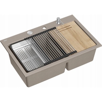 GraniteQ MARC 120 WORKSTATION soft taupe