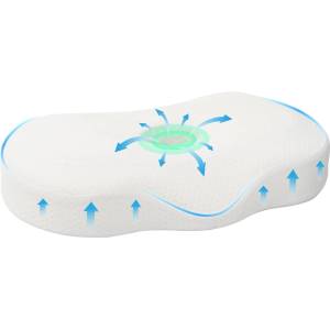Pure Line Home Анатомична възглавница Cervical Curve Memory, 53 x 35 x 11 см, бяла