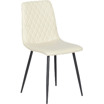 Carmen Трапезен стол monza еко кожа - крем (3532134)