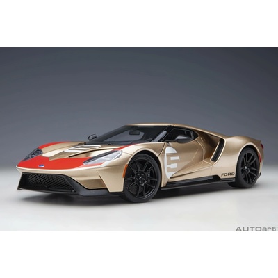 AUTOart Ford GT 2022 64 Heritage Edition HOLMAN MOODYZlatá 1:18