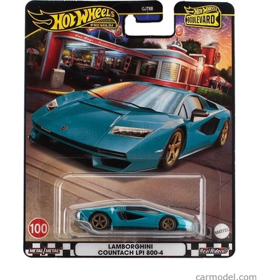 Mattel hot wheels Lamborghini Countach Lpi 800-4 2021 Blue 1:64