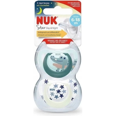 Nuk cumlík Star Day&Night 2ks box 736727