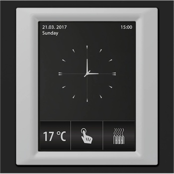 ELKO EP RF Touch-B Сензорно устройство за управление Черна(пластмаса) Алуминий-Металик (RFTB-ABL-BAL)