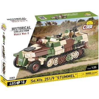 COBI 2283 II WW Sd. Kfz. 251/9 STUMMEL, 1: 35, 485 к, 1 ф