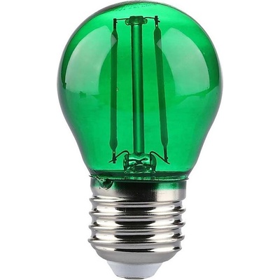 V-TAC E27 LED Filament žiarovka 2W, 60lm, G45, modrá