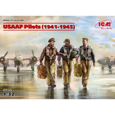 ICM USAAF Pilots 1941-1945 3 figures 1:32