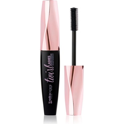 bellaoggi Twirl Lashes Mascara riasenka predlžuje a zhusťuje mihalnice Velvet Noir 11 ml
