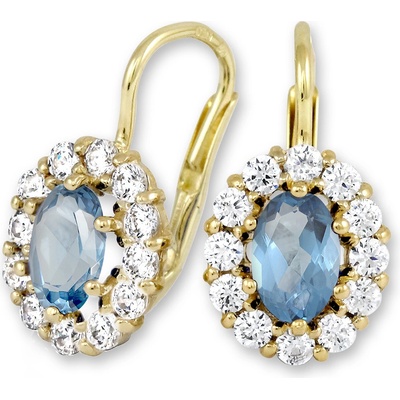 Soliter Luxusní náušnice ze žlutého zlata 239 001 00568 0000500