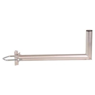 Držák WaveRF PK50S421V120 na stožár 50cm Držák, na stožár, s vinklem, odsazení 50cm, výška 16cm, průměr 4,2cm, délka šroubů 12cm PK50S421V120