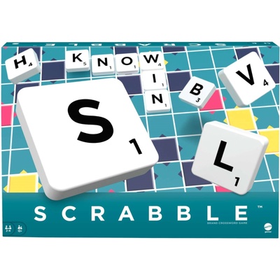 Mattel Настолна игра Scrabble (английски език) - Семейна (BGBG0004502N)