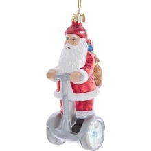 Vánoční ozdoba Santa na Segwayi Kurt Adler