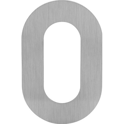 LR - DOMOVÁ ČÍSLICA "0" - 60 mm - nalepovacia NEM - nerez matná | MP-KOVANIA.sk