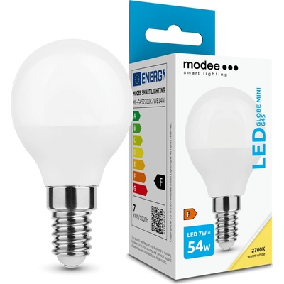 Modee Lighting LED Globe Mini žárovka G45 7W E14 teplá bílá