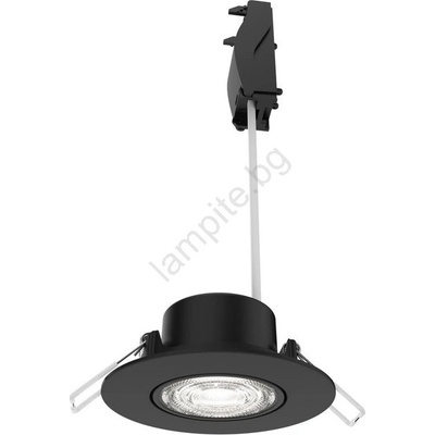 Philips -LED Димируемо вградено таванно осветително тяло CILANTRO LED/5W/230V 2700K черно (P7291)