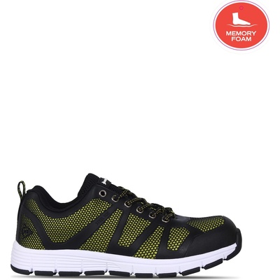 Dunlop Мъжки обувки Dunlop Reno Steel Toe Cap Shoes Mens - Black/Fluro