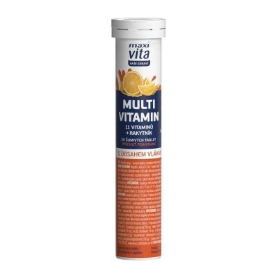 Vitar Maxi Vita Multivit.11vit.+rakyt.pomer. eff.20 tablet