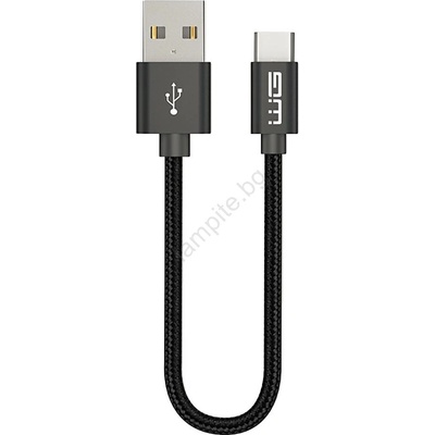 WINNER GROUP-WG - USB кабел USB-C / USB-A 60W 20 см черен (WN0005)