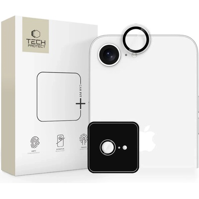 Tech-Protect CAMRING FIT+ iPhone 16e прозрачен защитен капак за камерата (5906302360154)